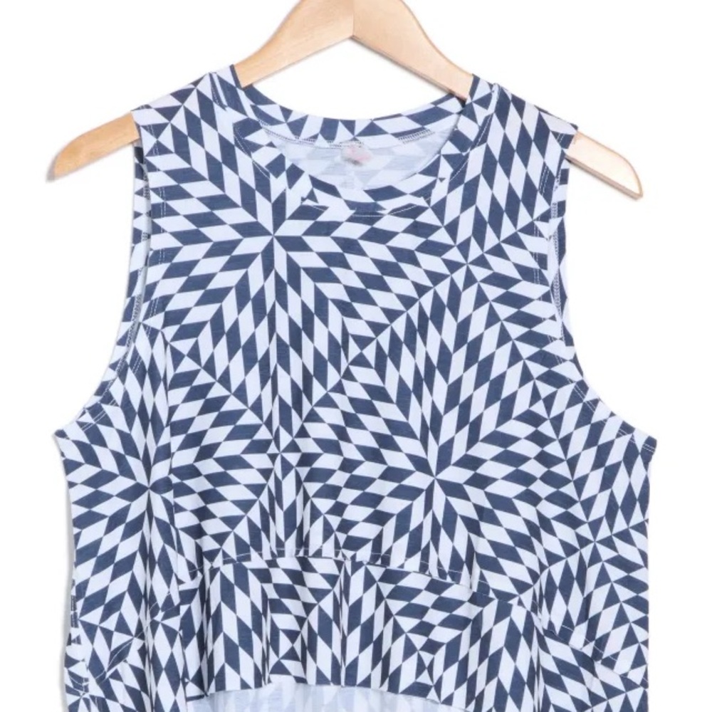Free People Movement Geometric Sleeveless Active Tank | Yoga Top